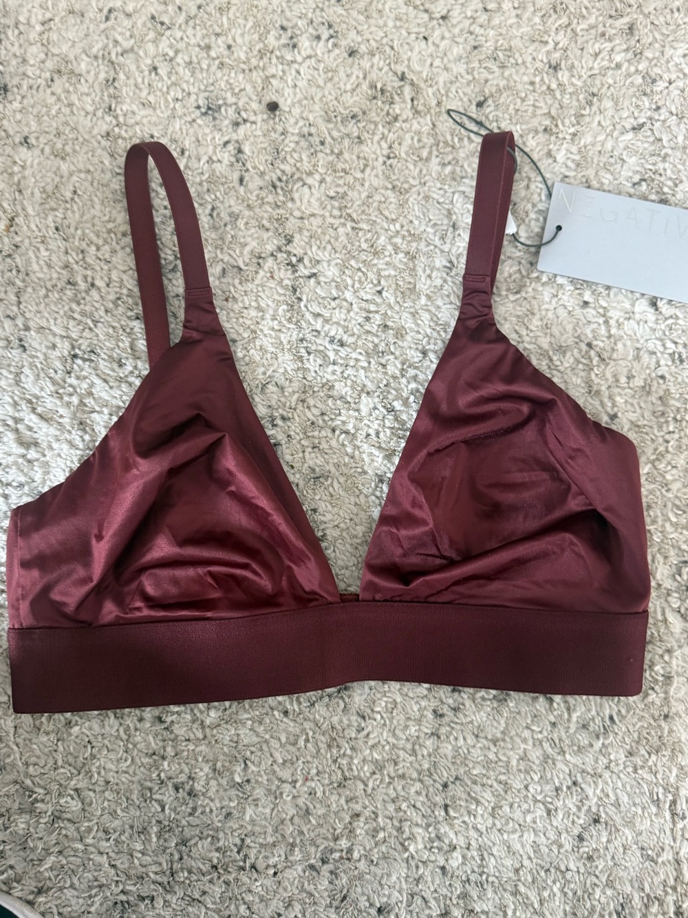 NEGATIVE Glace Triangle Bra NWT - Picture 2 of 6